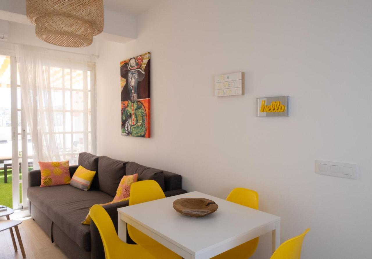 Penthouse City Center Private Terrace Wifi Málaga Kültér fotó