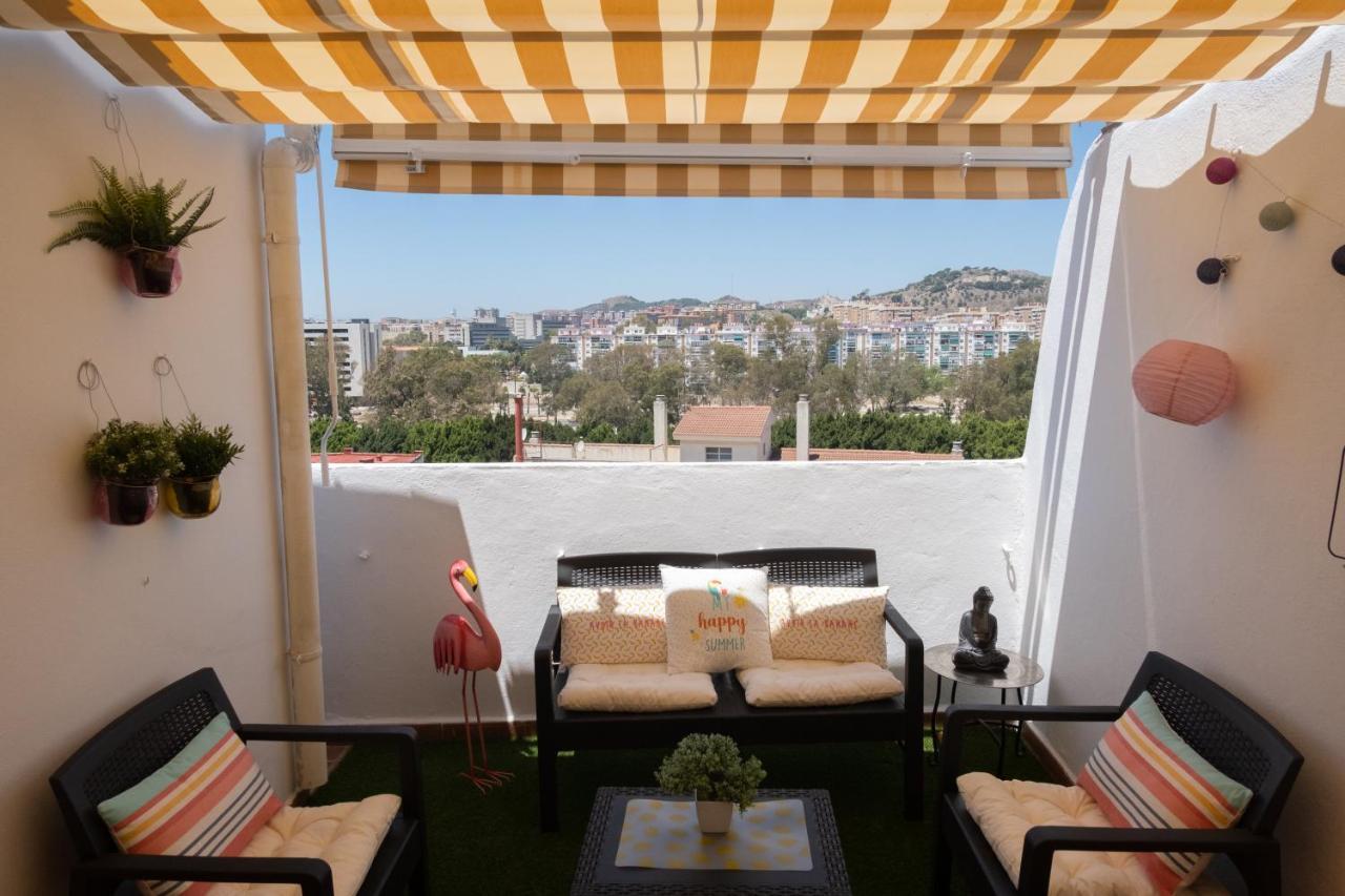 Penthouse City Center Private Terrace Wifi Málaga Kültér fotó