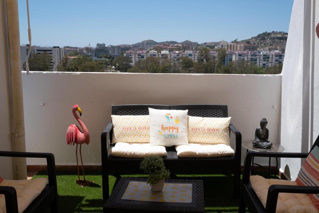 Penthouse City Center Private Terrace Wifi Málaga Kültér fotó