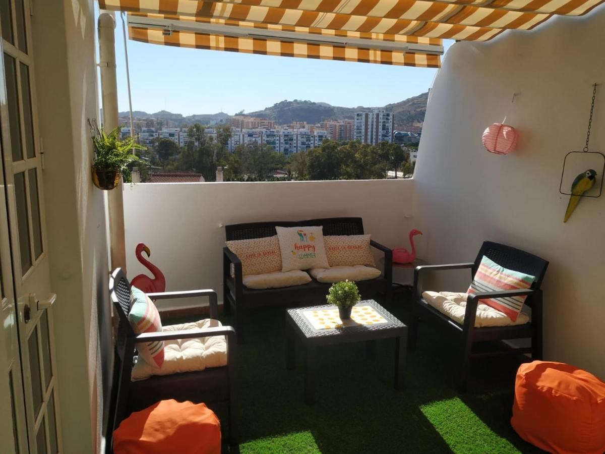 Penthouse City Center Private Terrace Wifi Málaga Kültér fotó